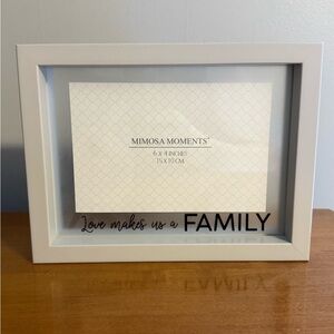NWT White 4x6 Family Picture Frame